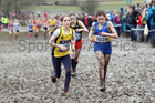 Girls under-13s 2018 British Inter Counties Cross Country Champs., Prestwold Hall, Loughborough. Photo: David T. Hewitson/Sports for All Pics